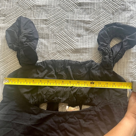 Free People Peplum Style Dress with cute cutout detail and pockets - Picture 7 of 9